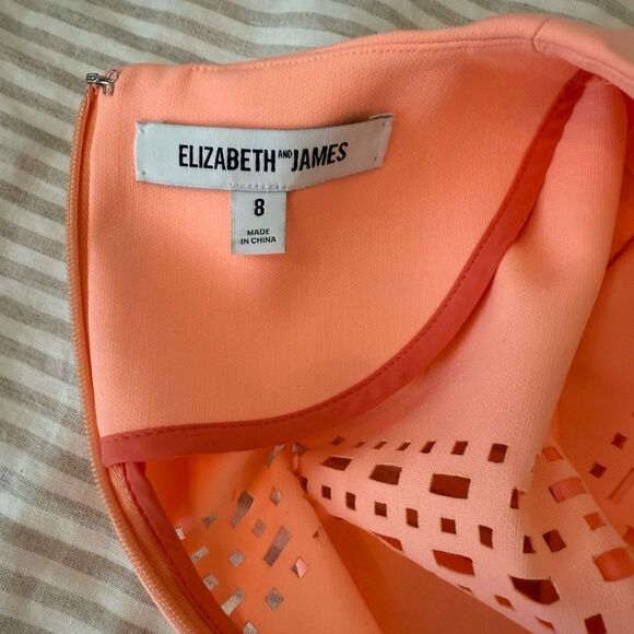 Elizabeth and James Ari Cutout Stretch-Jersey Mini Dress-V14 - Picture 6 of 6